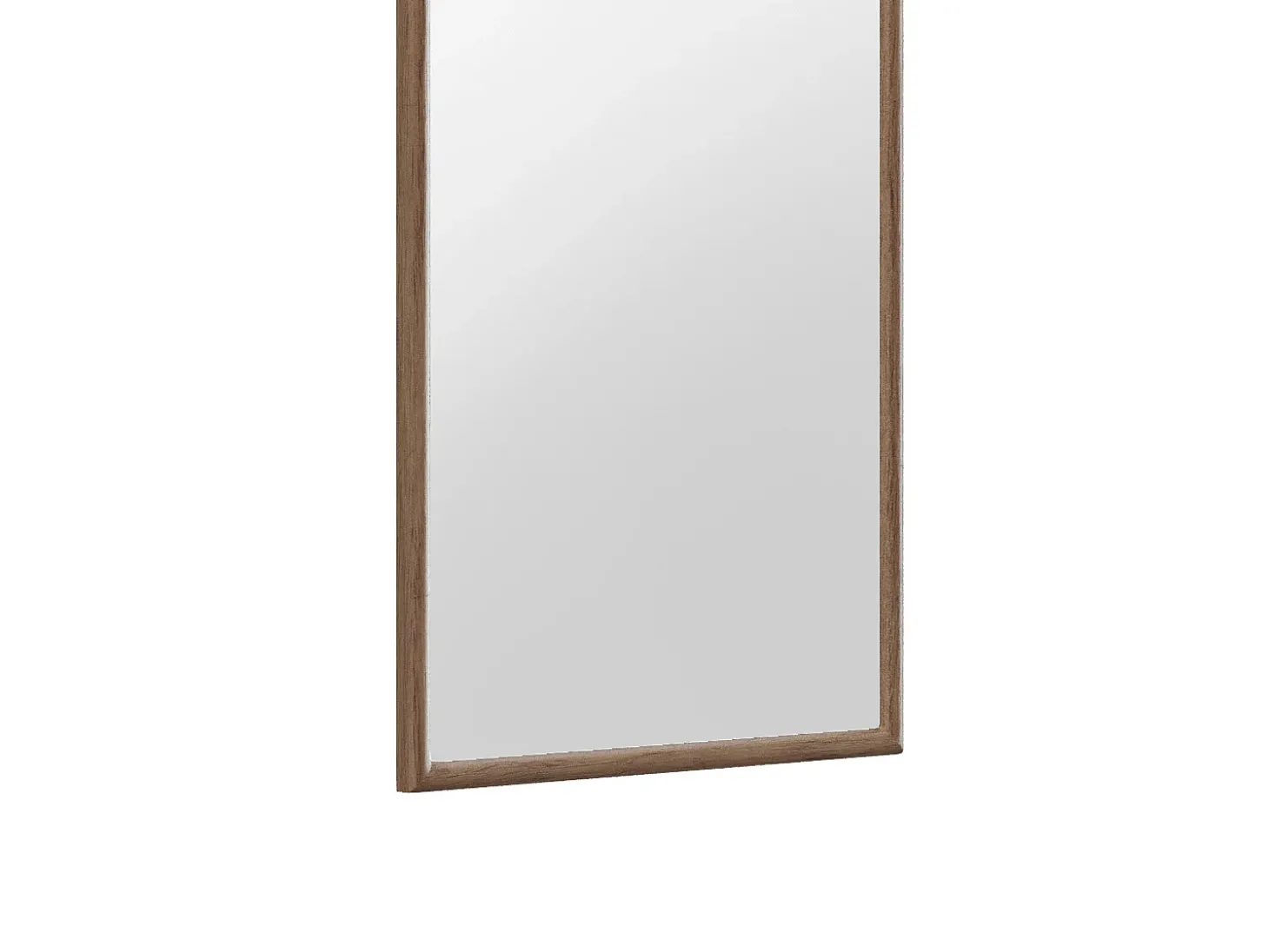 Espelho grande em madeira de seringueira, L. 60 x H. 160 cm, Natural, SANYA