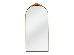 Espelho grande estilo romântico com moldura, L. 80 x A. 180 cm, Dourado, INARI