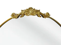 Espelho grande estilo romântico com moldura, L. 80 x A. 180 cm, Dourado, INARI