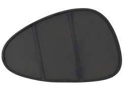 Espelho orgânico em metal - L. 72 x A. 35 cm - Preto - MANAROLA