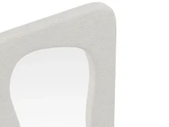 Espelho orgânico em veludo C60 x A160 cm cor creme - HAIMEI