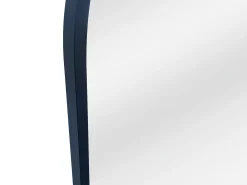Espelho oval de alumínio - L. 40 x A. 70 cm, Preto, INARA