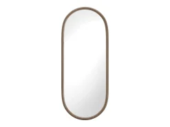 Espelho oval em seringueira, L. 50 x A. 120 cm, Natural, SHAXI