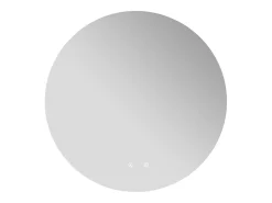 Espelho parede casa de banho oval sem contornos LEDs opção anti vapor de água D60 cm DALMA