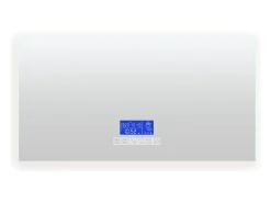 Espelho redondo para banheiro 80x100 cm - LED, Bluetooth, temperatura, desembaçador, iluminação, toque, 6 configurações