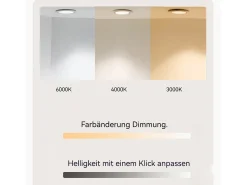 Espelho retrovisor redondo LED de 70 cm com função anti-embaciamento e 3 definições de temperatura - Vidro e metal prateado