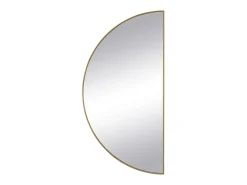 Espelho semicírculo design em metal C.50 x A.100 cm dourado - GAVRA