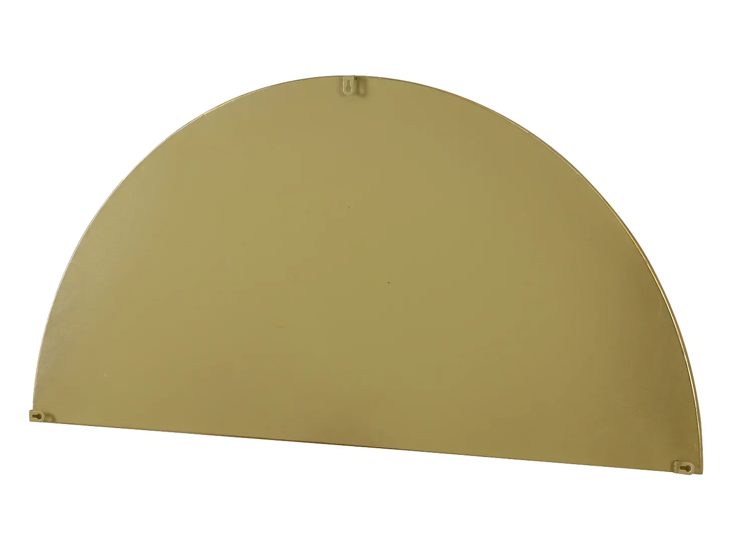 Espelho semicírculo design em metal C.50 x A.100 cm dourado - GAVRA