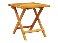 Espreguiçadeira com mesa madeira de acácia maciça/tecido preto