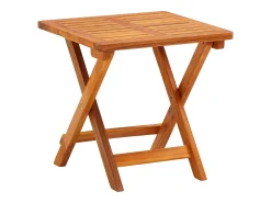 Espreguiçadeira de jardim com mesa e almofadão acácia maciça