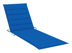 Espreguiçadeira de jardim com mesa e almofadão acácia maciça