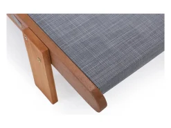 Espreguiçadeira de madeira "Saïgon" - Maple - Cinza - Lote de 4