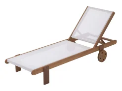 Espreguiçadeira de madeira "Saïgon" - Maple - Cru - Lote de 4