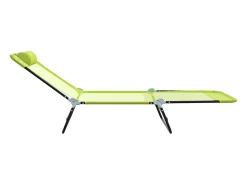 Espreguiçadeira dobrável Verde 182 x 55 x 85,5 cm Textilene