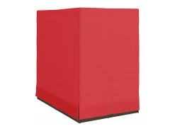 Espreguiçadeira Dupla Vermelho 205 x 129 x 200 cm vime PE
