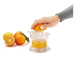 Espremedor de citrinos Metaltex Citrus+ 2 em 1 300 ml Branco Plástico