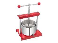 Espremedor de Fruta SucceBuy Prensa Manual de Frutas e Vinho de 3 L em Aço Inoxidável para Fabrico de Cerveja Caseira.