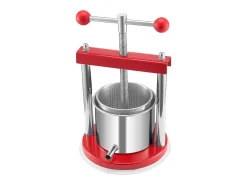 Espremedor de Fruta SucceBuy Prensa Manual de Fruta de 1,5 L em Aço Inoxidável para Vinho Caseiro.