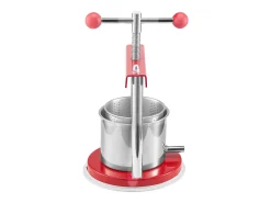 Espremedor de Fruta SucceBuy Prensa Manual de Fruta de 1,5 L em Aço Inoxidável para Vinho Caseiro.