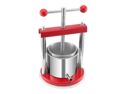 Espremedor de Fruta SucceBuy Prensa Manual de Fruta de 1,5 L em Aço Inoxidável para Vinho Caseiro.