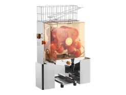 Espremedor de Suco de Laranja SucceBuy Comercial 120 W com Extrator de Suco de Laranja e Torneira de Água, Espreme 20 Laranjas/Minuto, Tampa de PC