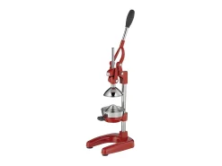 Espremedor profissional Amalfi vermelho Kuchenprofi - Extrator de suco de romã e cítricos em aço inoxidável com cabo longo e base estável