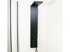 Essekadra painel de duche mecânico preto Essebagno