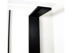 Essekadra painel de duche mecânico preto Essebagno
