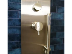 Essekadra painel de duche mecânico ouro escovado Essebagno