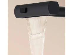 Esserain Misturadora de lavatório com chuveiro de mão extraível em preto mate Essebagno