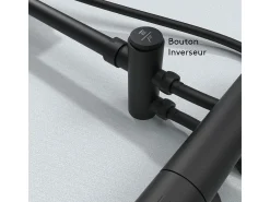 Essesmart coluna de duche sem misturador preta Essebagno