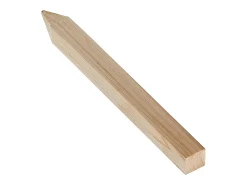 Estacas de Cerca Jardim SucceBuy em Madeira, Lote de 20, Postes de Madeira com Ponta 2.54 x 2.54 x 30.48 cm, Estacas para Cercas Anti-erosão, Delimitar as Zonas