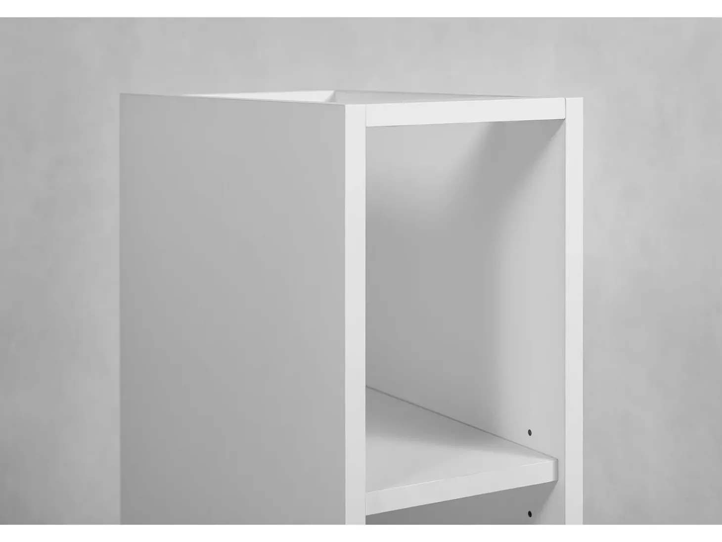 Estante / armário de casa de banho 20 cm branco