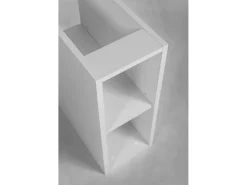Estante / armário de casa de banho 20 cm branco