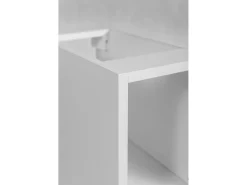 Estante / armário de casa de banho 20 cm branco
