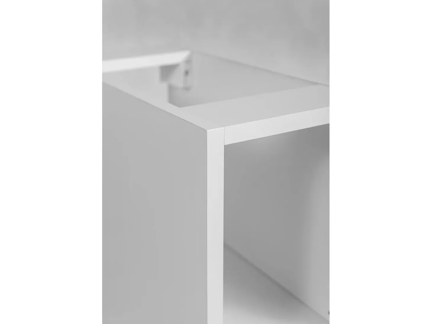 Estante / armário de casa de banho 20 cm branco