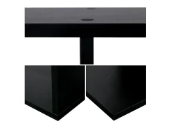 Estante 6 prateleiras preto VIRGÍNIA