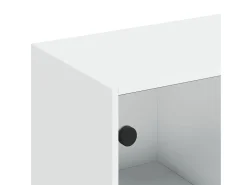 Estante c/ portas 136x37x142 cm derivados de madeira branco