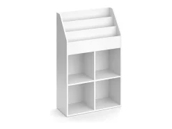 Estante de livros branco 72x31.2x114.2 luigi