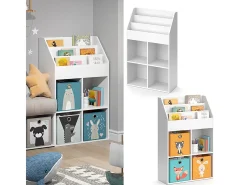 Estante de livros branco 72x31.2x114.2 luigi