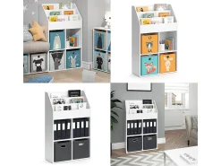 Estante de livros branco 72x31.2x114.2 luigi