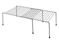 Estante Extensível ADAPTO Metaltex Cinza 57/33x24x15 cm