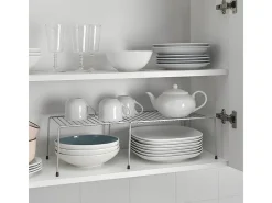 Estante Extensível ADAPTO Metaltex Cinza 57/33x24x15 cm
