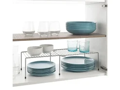 Estante Extensível ADAPTO Metaltex Cinza 57/33x24x15 cm