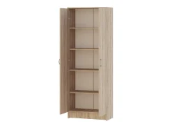 Estante haaus Flint, 2 portas, Carvalho Sonoma, 70 x 32 x 196 cm