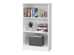 Estante haaus Flint, 2 prateleiras, Branco, 70 x 32 x 122 cm