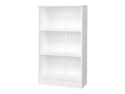 Estante haaus Flint, 2 prateleiras, Branco, 70 x 32 x 122 cm