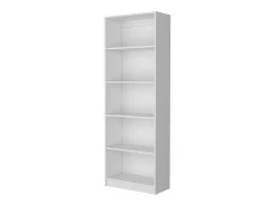 Estante reta 4R Home em melamina com 5 prateleiras, 180.59 cm X 62.73 cm X 29.71 cm , Branco