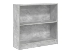Estante 80x24x75 cm contraplacado cinzento cimento