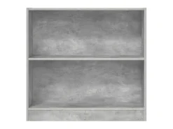 Estante 80x24x75 cm contraplacado cinzento cimento